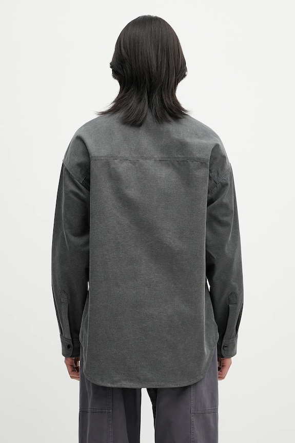 Oblečení Oboustranná košilová bunda AAPE Main Long Sleeve AAPSTM8502XXN černá