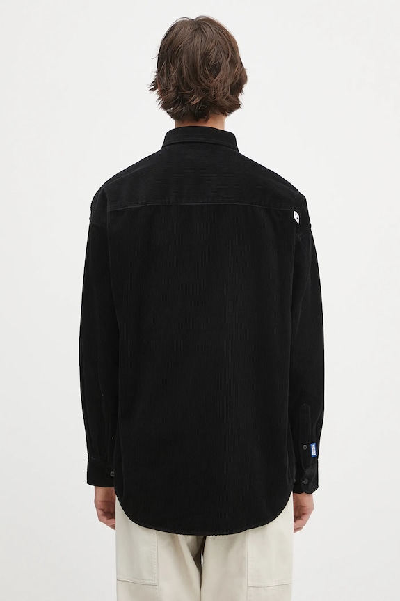 Одяг Вельветова сорочка AAPE Now Long Sleeve AAPSTM8499XXN чорний
