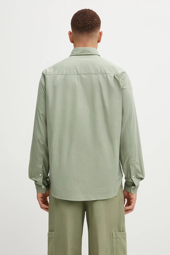 Oblečení Bavlněná košile Maison Kitsuné Bold Fox Head Relaxed MM00403WC5042 zelená