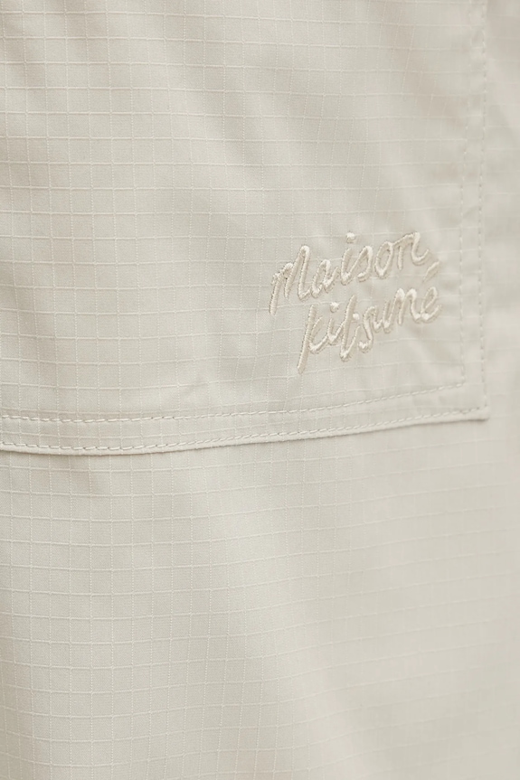 Maison Kitsuné koszula Short Sleeve beżowy OM00429WW9020