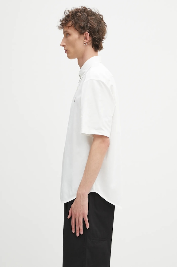 Abbigliamento A Bathing Ape camicia One point oxford 1L30132301 bianco