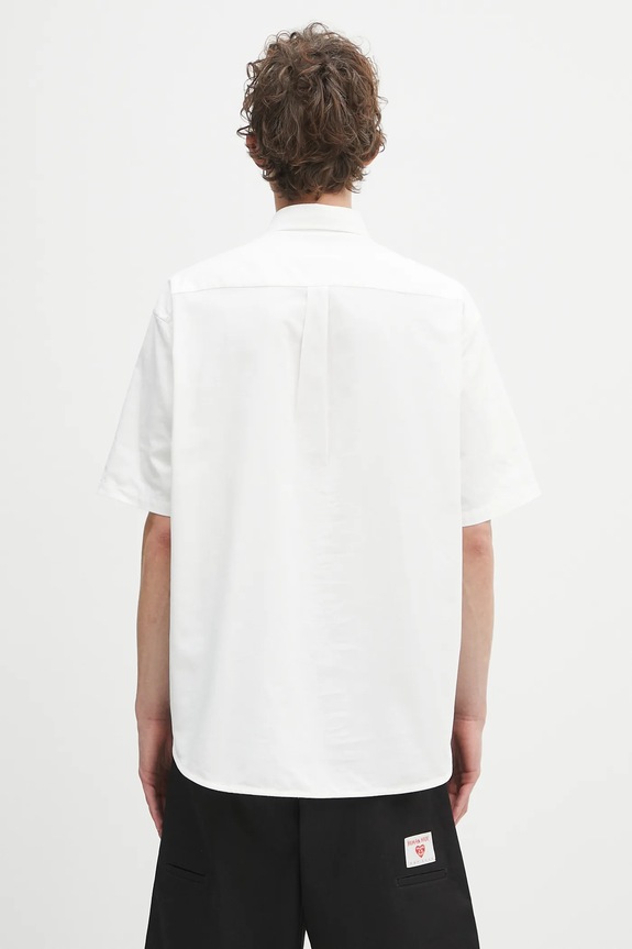 A Bathing Ape camicia One point oxford bianco 1L30132301