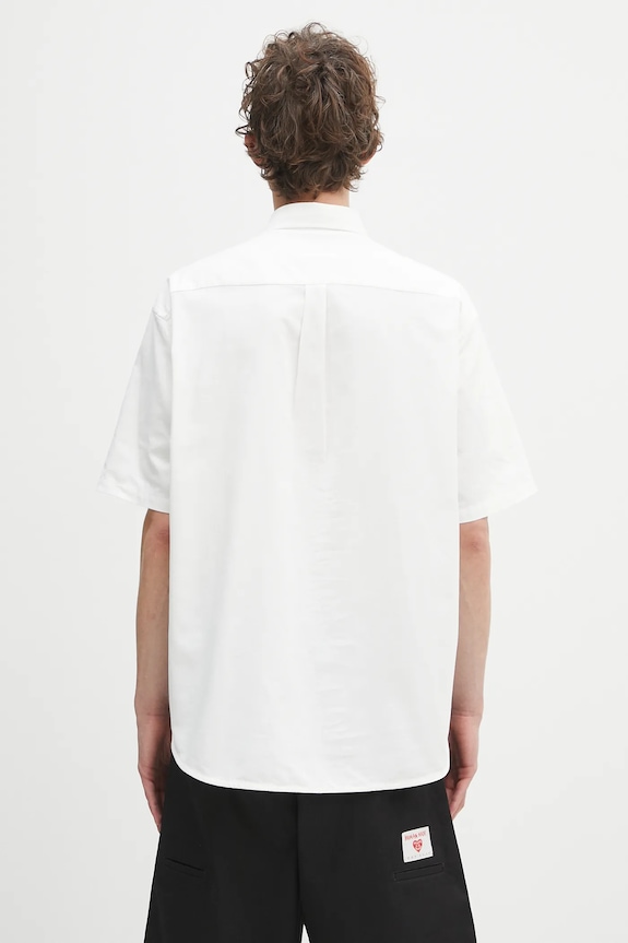 A Bathing Ape camicia One point oxford bianco 1L30132301