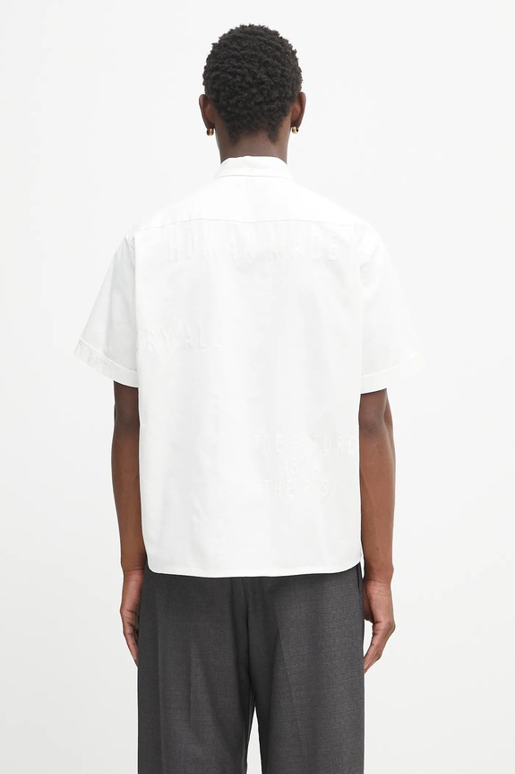 Abbigliamento Human Made camicia in cotone Woven HM29SH022 bianco