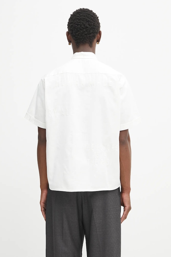Abbigliamento Human Made camicia in cotone Woven HM29SH022 bianco