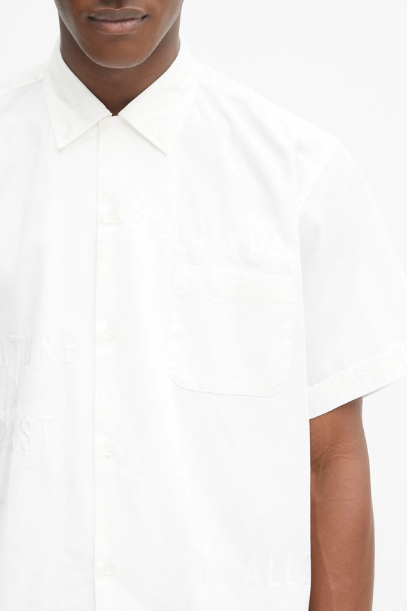 Human Made camicia in cotone Woven bianco HM29SH022