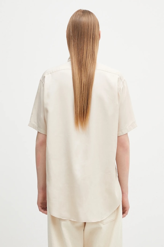 Košile Aries Motel Graphic Work Shirt AR4011503 béžová