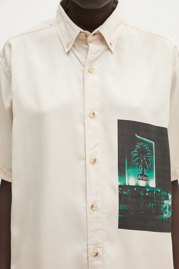 Aries cămașă Motel Graphic Work Shirt AR4011503