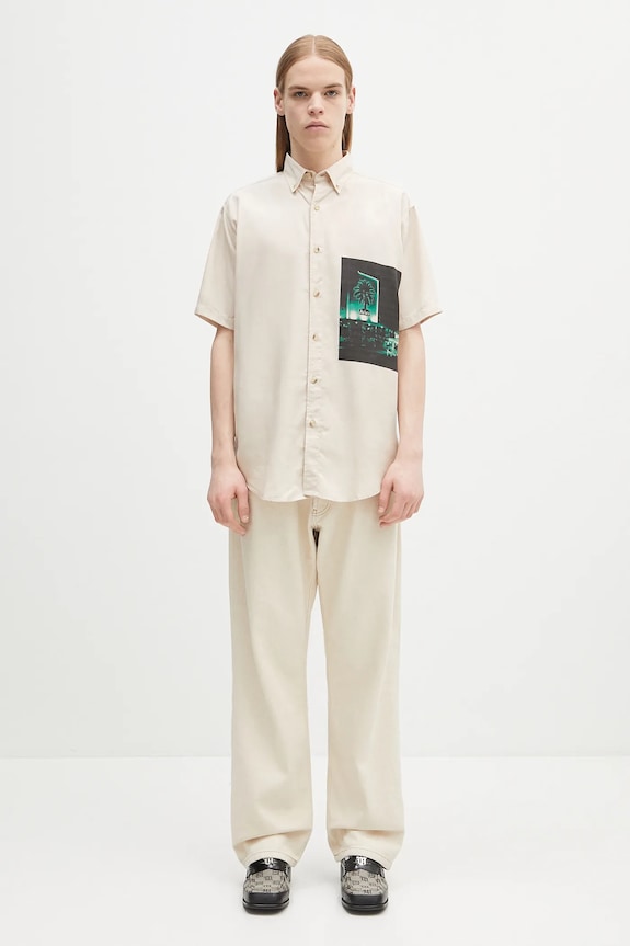 Košile Aries Motel Graphic Work Shirt AR4011503