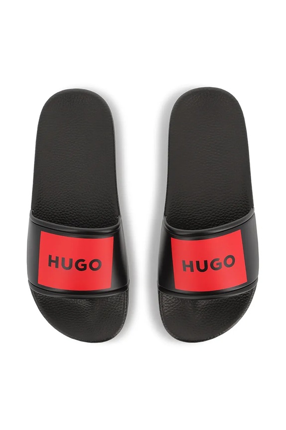 HUGO klapki dziecięce czarny G00297.36.41