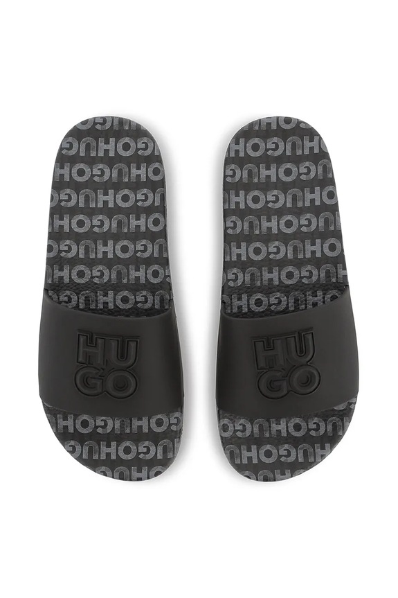 HUGO klapki dziecięce czarny G00298.36.41
