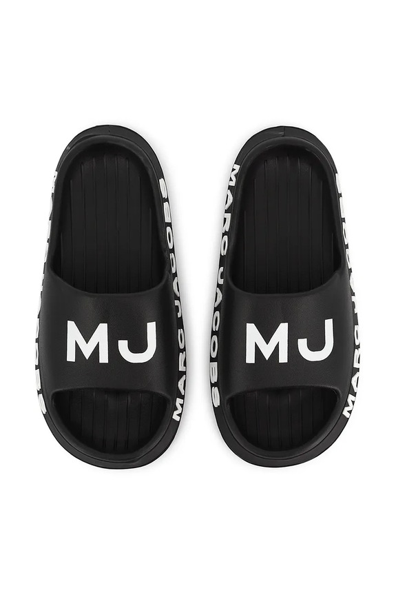 Παιδικές παντόφλες Marc Jacobs μαύρο W60407.27.35