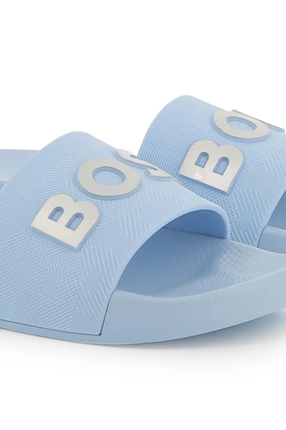 BOSS klapki dziecięce J51662.27.35 niebieski