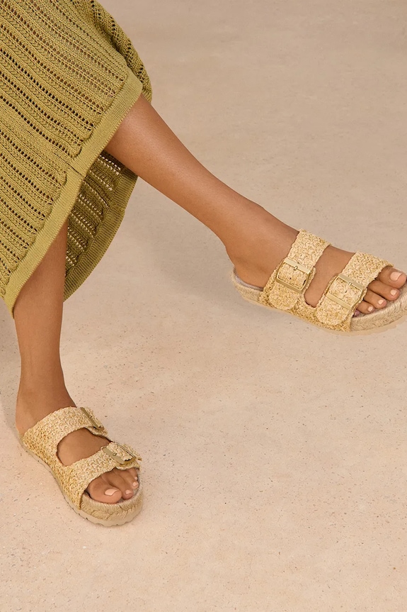 Încălțăminte Manebi papuci Nordic Sandals V.2.8.R0 bej
