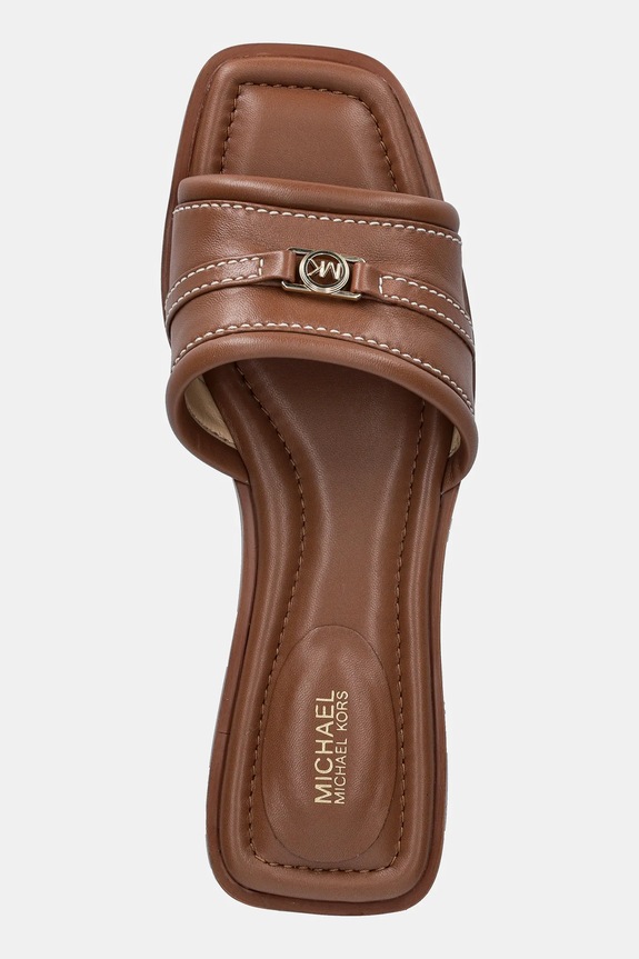 Kožené pantofle MICHAEL Michael Kors Mandy hnědá 40R5MAFS2L.230
