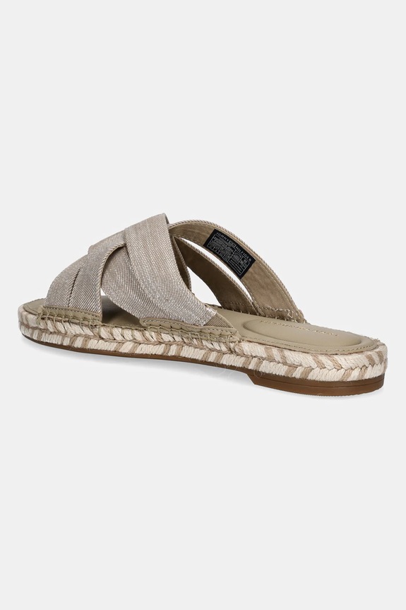 Obuv Šľapky Tommy Hilfiger CHAMBRAY ESPADRILLE MULE FW0FW08501 béžová