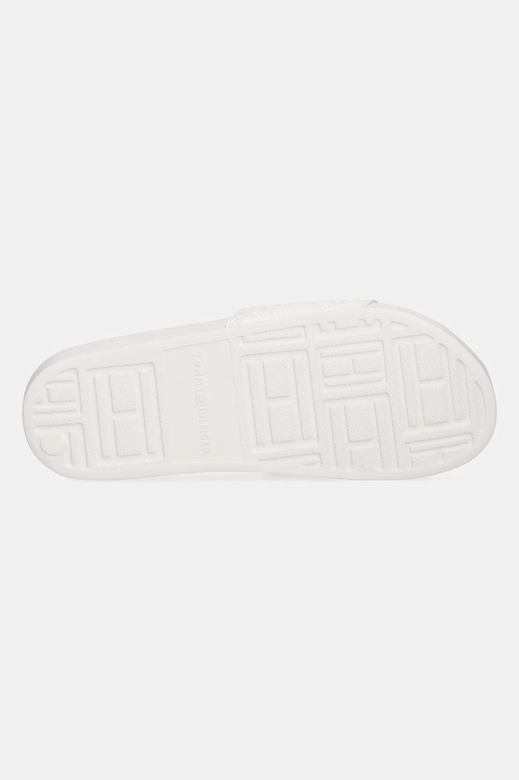 Tommy Hilfiger klapki TH MONOGRAM POOLSIDE FW0FW08525 biały