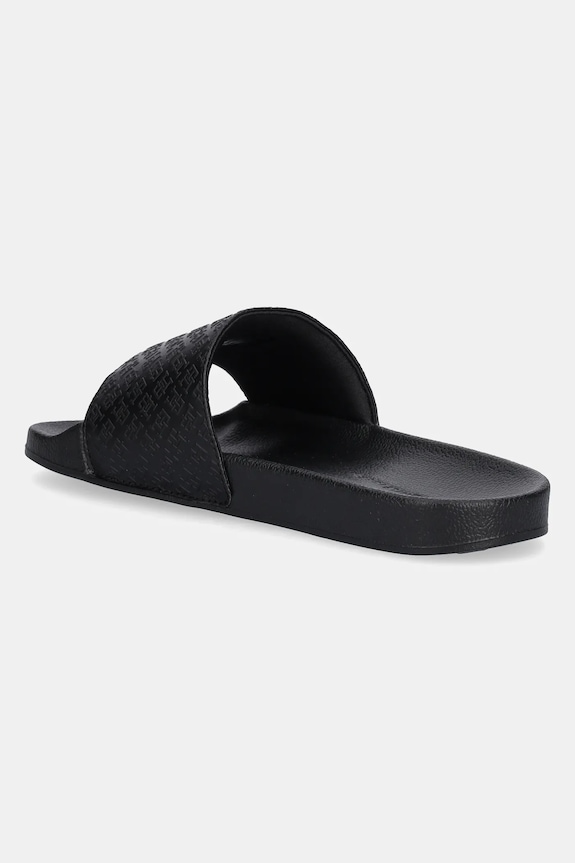 Obuwie Tommy Hilfiger klapki TH MONOGRAM POOLSIDE FW0FW08525 czarny