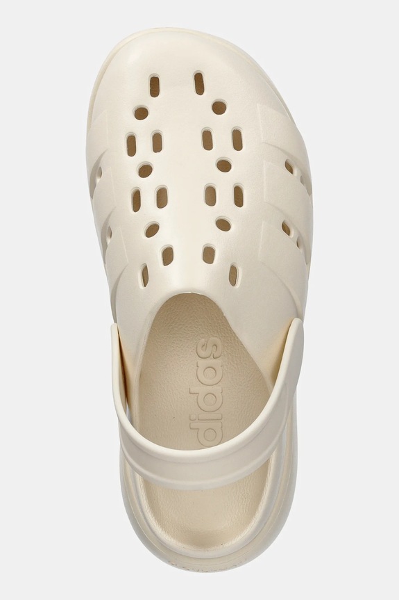 Шльопанці adidas Adilette Clog Platform бежевий JP7159