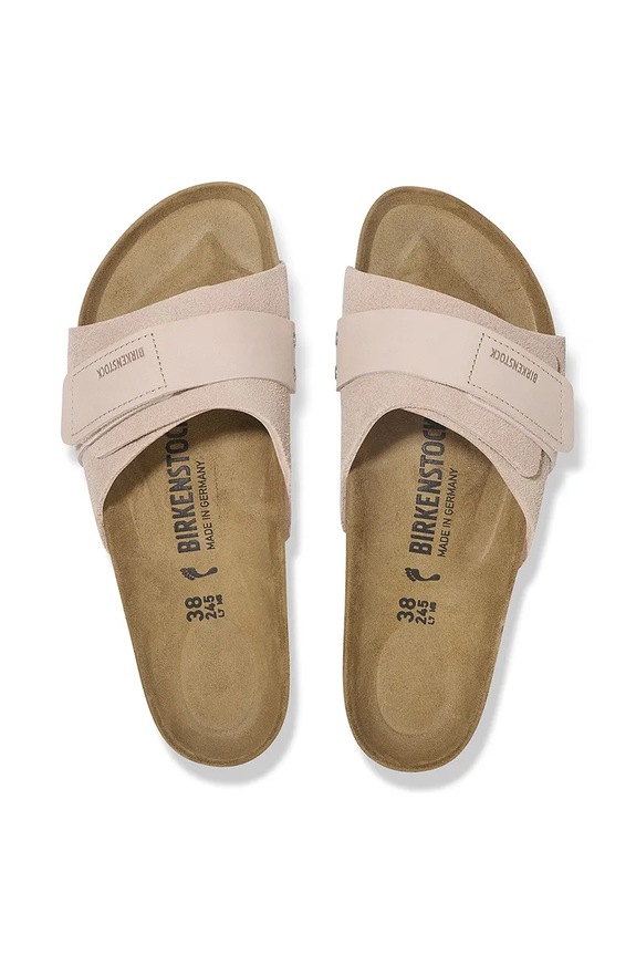 Kožené pantofle Birkenstock Oita 1029281 růžová