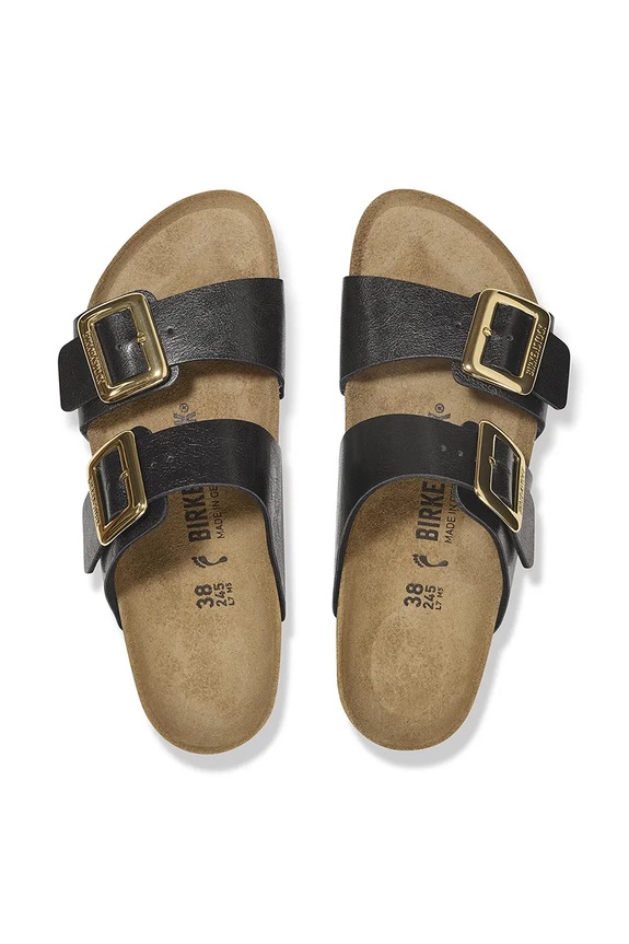 Birkenstock klapki Sydney Graceful Cushion Buckle 1029457 czarny