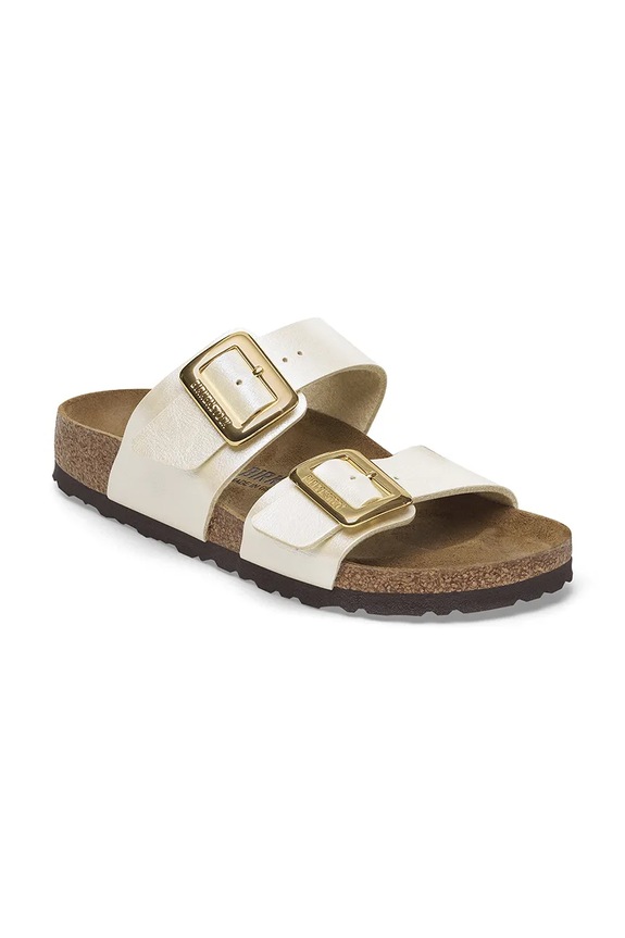 Birkenstock klapki Sydney Graceful Cushion Buckle 1029463 biały SS25