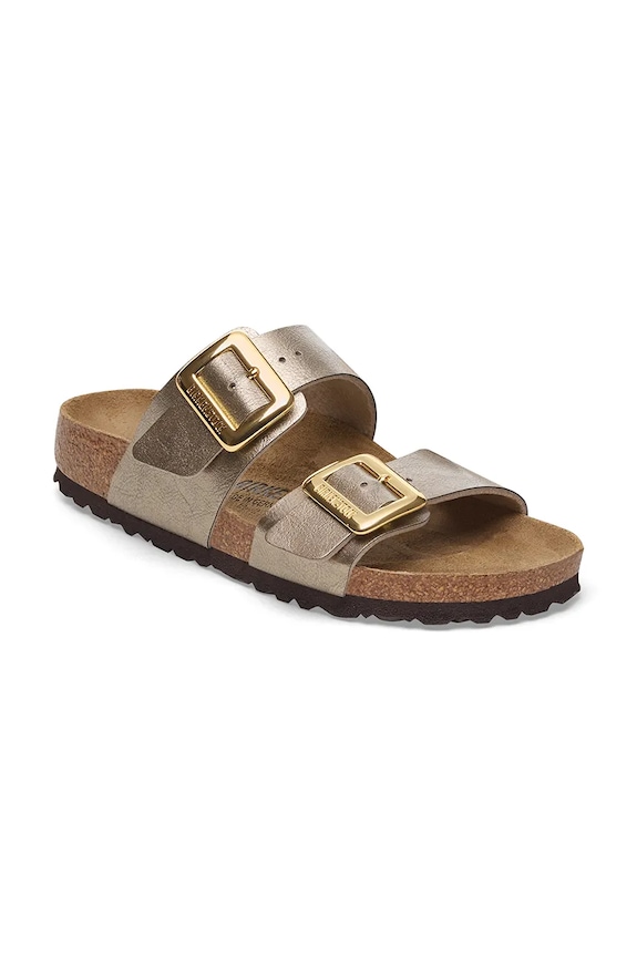 Παντόφλες Birkenstock Sydney Graceful Cushion Buckle 1029356 καφέ SS25