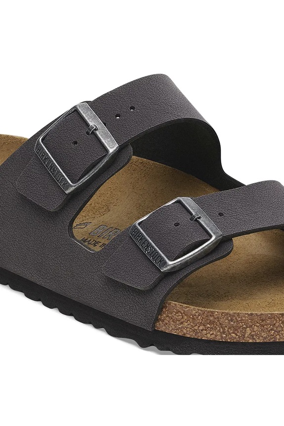 Obuwie Birkenstock klapki Arizona Birkibuc 1029162 szary