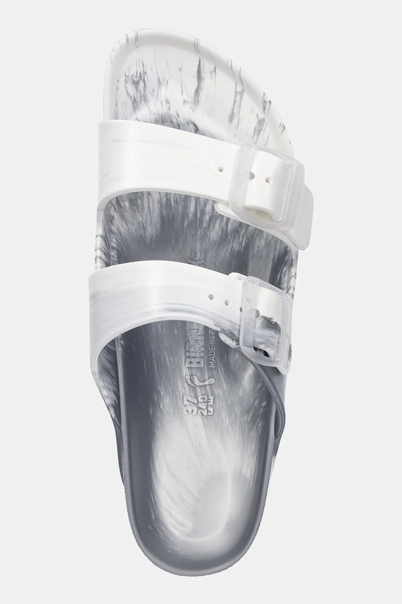 Birkenstock klapki Arizona EVA Metallic biały 1029660
