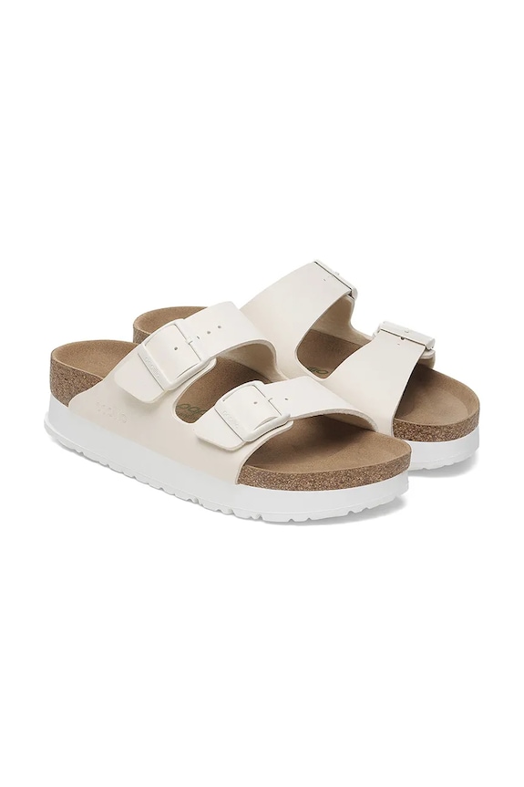 Παντόφλες Birkenstock Arizona Flex Platform Birkenstock x Papillio μπεζ 1029127