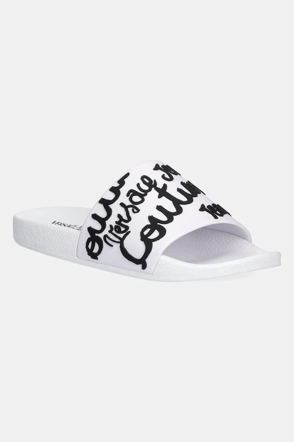 Versace Jeans Couture klapki syntetyczny biały 78VA3SQ1.71352.L02