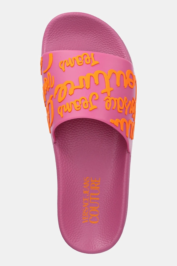 Šľapky Versace Jeans Couture ružová 78VA3SQ1.71352.R53