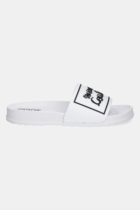 Šľapky Versace Jeans Couture 78VA3SQ2.71352.003 biela SS25