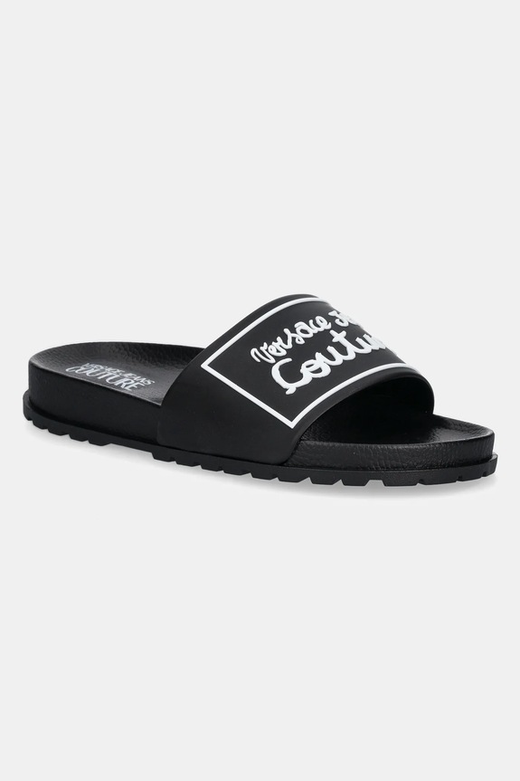 Šľapky Versace Jeans Couture plochý čierna 78VA3SQ2.71352.899