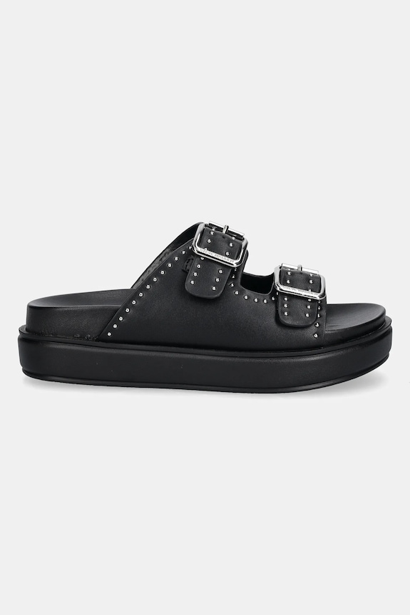 Kožne natikače Steve Madden Freelance SM11003598.05O crna SS25