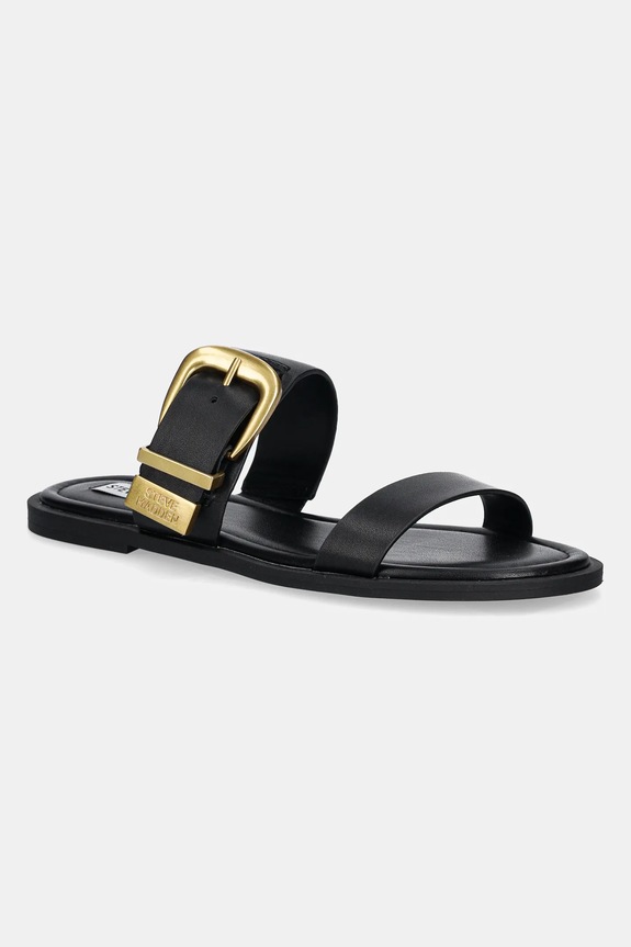 Steve Madden klapki Strider-E sandal imitacja skóry licowej czarny SM19000139.017