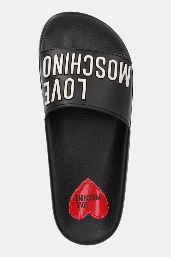 Love Moschino papucs fekete JA28052G1MI14000
