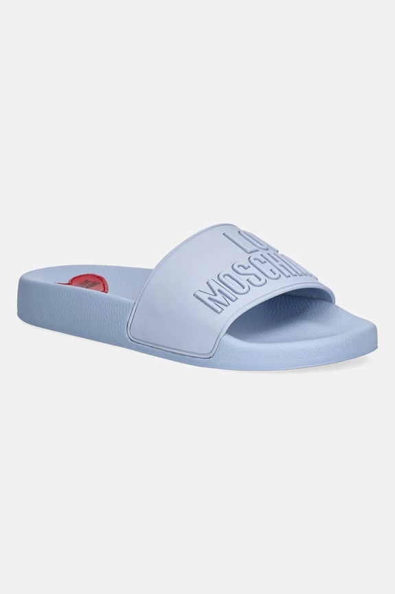 Love Moschino papucs szintetikus kék JA28052G1MI15712