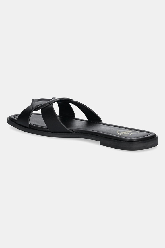 Cipők Love Moschino bőr papucs JA28092G1MIA0000 fekete