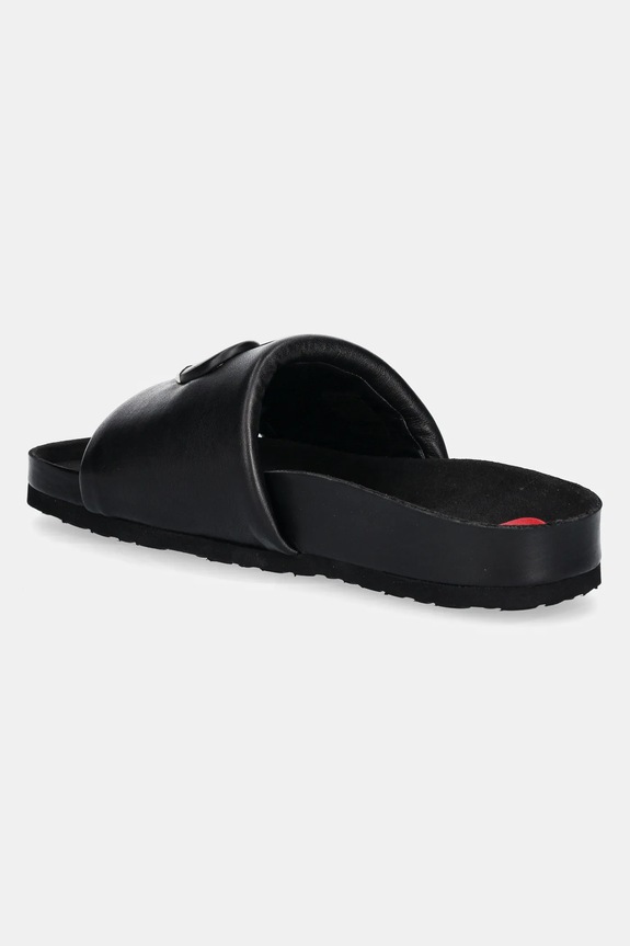 Boty Kožené pantofle Love Moschino JA28283G1MIE0000 černá
