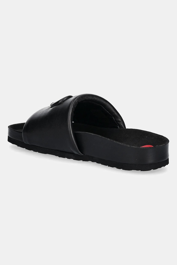 Boty Kožené pantofle Love Moschino JA28283G1MIE0000 černá