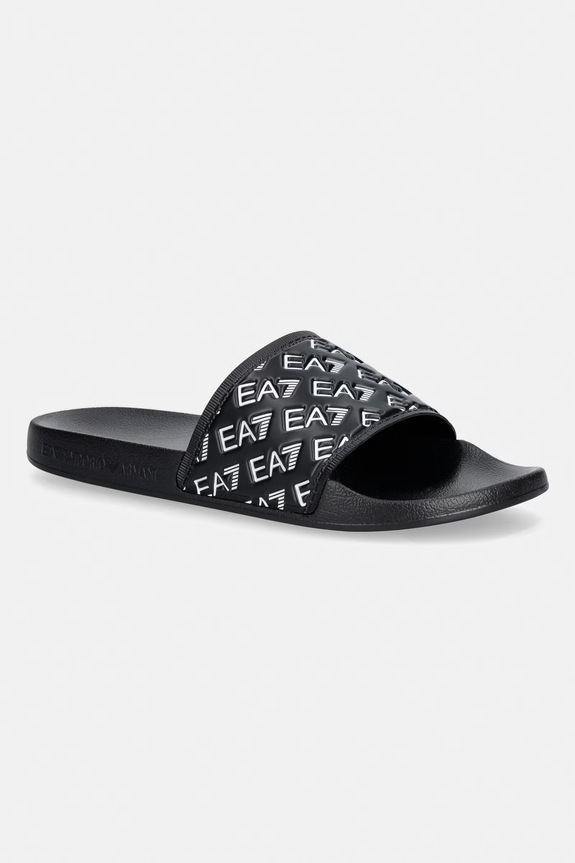 EA7 Emporio Armani papuci femei sintetic negru AF15125.7X000109