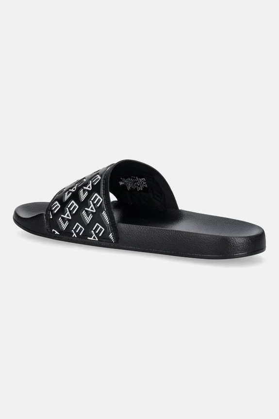 Încălțăminte EA7 Emporio Armani papuci femei AF15125.7X000109 negru