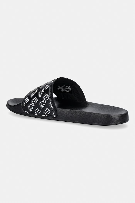 Încălțăminte EA7 Emporio Armani papuci femei AF15125.7X000109 negru