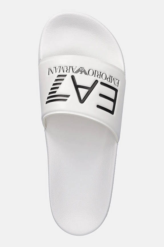 EA7 Emporio Armani papuci pentru piscină damskie alb AF15118.7X000108