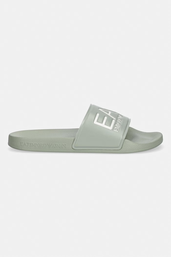 EA7 Emporio Armani papuci damă pentru piscină AF15118.7X000108 verde SS26