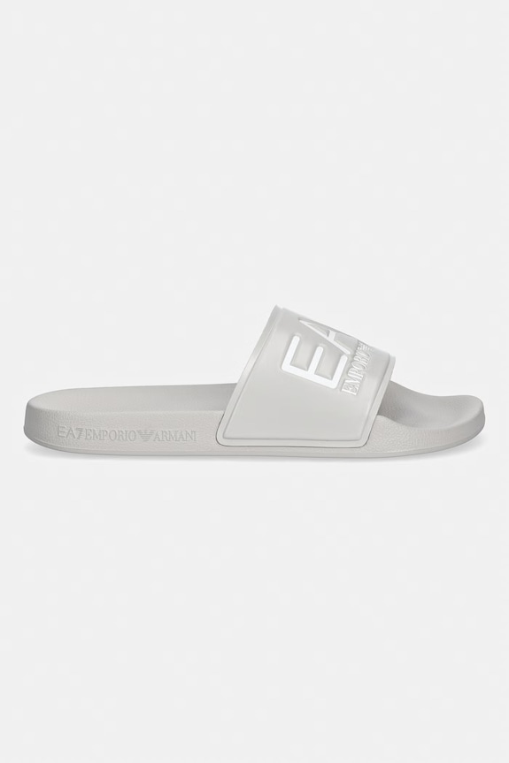 EA7 Emporio Armani klapki basenowe damskie AF15118.7X000108 szary SS26