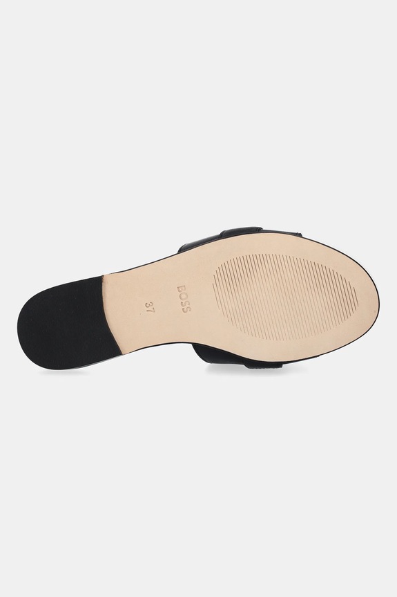 BOSS slapi de piele Emberlyn 50542219.001 negru