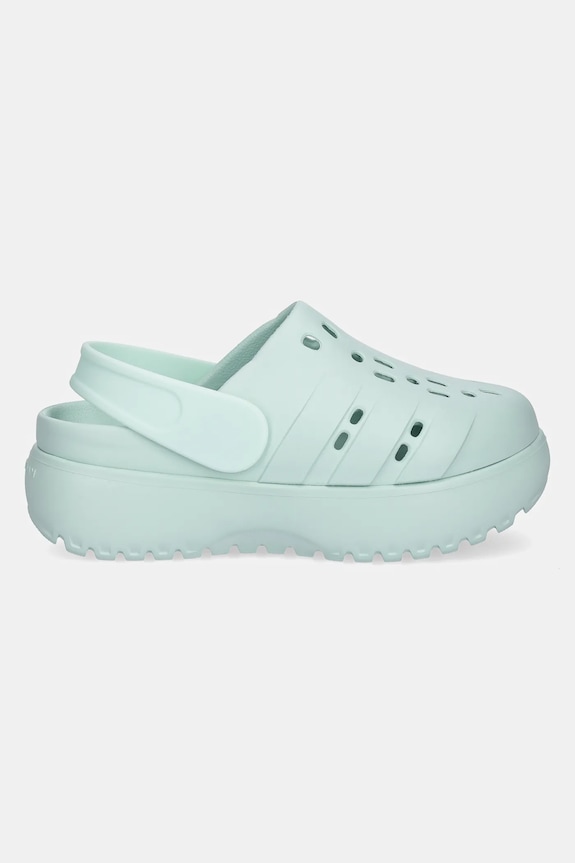 adidas klapki Adilette Clog Platform JR2625 turkusowy SS25