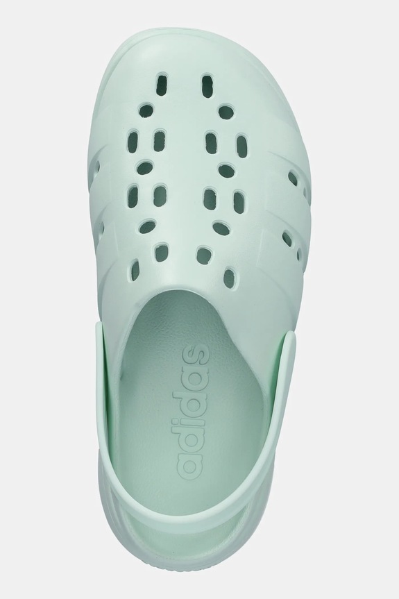 adidas klapki Adilette Clog Platform turkusowy JR2625